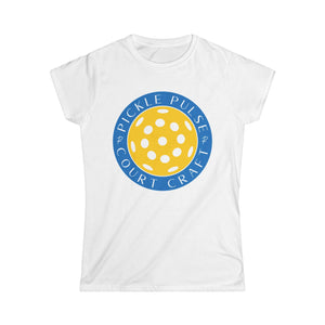 Pickleball Women's Softstyle Tee - Fun & Comfortable Sports Shirt